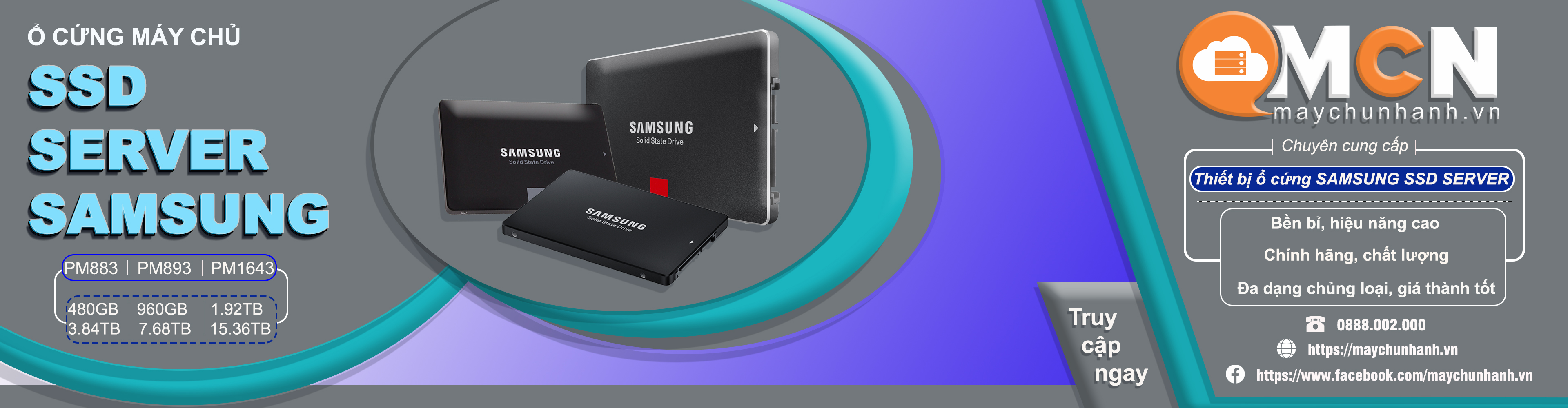 khuyến mãi ổ cứng Samsung PM883 480-960GB
