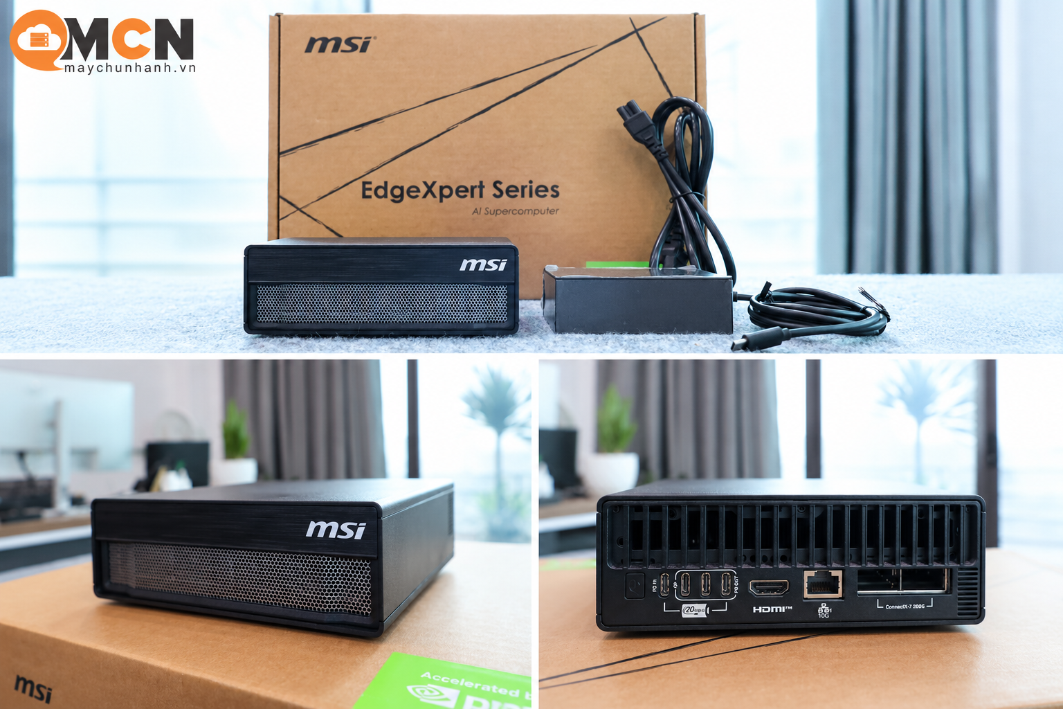 MSI Edge Xpert – Siêu máy tính AI nhỏ gọn mang sức mạnh NVIDIA Grace Blackwell đến bàn làm việc