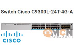 Switch Cisco C9300L-24T-4G-A Catalyst 9300L 24p data, 4x1G Uplink