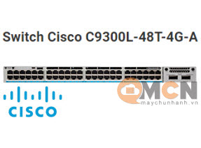 Switch Cisco C9300L-48T-4G-A Catalyst 9300L 48p data, 4x1G Uplink