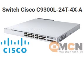 Switch Cisco C9300L-24T-4X-A Catalyst 9300L 24p data, 4x10G Uplink