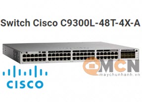 Switch Cisco C9300L-48T-4X-A Catalyst 9300L 48p data Network Advantage