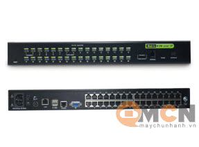 Over IP Switch Kinan 1-Local / 1-Remote Access 32 Port CAT5 KVM HT1132