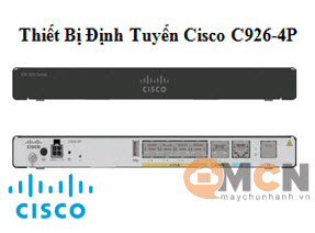 Cisco 926 VDSL2/ADSL2+ over ISDN and 1GE Sec Router C926-4P