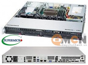 SuperServer System SYS-5019S-MR Máy Chủ Supermicro Rackmout 1U