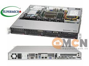 Máy Chủ Supermicro SuperServer System SYS-5019S-M Rackmout 1U