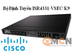 Router Cisco ISR 4331 Bundle w/UC & Sec Lic, PVDM4-32 ISR4331-VSEC/K9