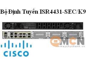 Bộ Định Tuyến Cisco ISR 4431 Sec bundle w/SEC license ISR4431-SEC/K9