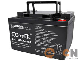 Battery Ecotek 12V 40AH dùng cho Bộ Lưu Điện (UPS)