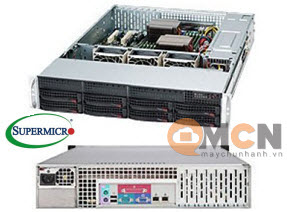 Vỏ case (Cây) máy chủ Supermicro CSE-825TQ-600LPB Rack 2U Server