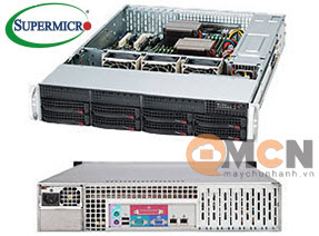 Vỏ case (Cây) máy chủ Supermicro CSE-825TQ-710LPB Rack 2U Server