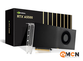 Card Đồ Họa Máy Chủ GPU NVIDIA RTX A5500 24GB GDDR6 PCIe 4.0 cho Server
