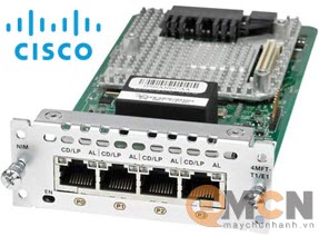 Cisco 4 Port Multiflex Trunk Data T1/E1 Module NIM-4MFT-T1/E1