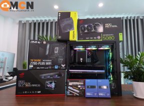 Máy Trạm Workstation Intel Core i9 14900K | 64GB DDR5 | 2TB SSD NVMe | Asus ROG Astral RTX 5080 16GB