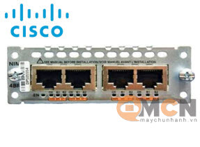 NIM-4BRI-S/T Cisco 4-port ISDN BRI S/T NIM Network Interface Module