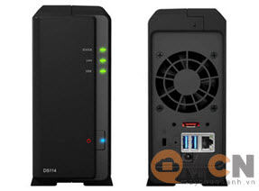 Synology DS114 1 Bay NAS Storage (HDD/SSD) thiết bị lưu trữ