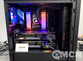Máy trạm Workstation sử dụng CPU AMD Ryzen 3970X và VGA GeForce RTX 3090