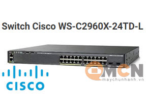 Cisco WS-C2960X-24TD-L Catalyst 2960X 24 GigE, 2 x 10G SFP+, LAN Base