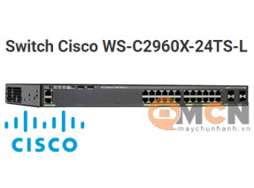 Cisco WS-C2960X-24TS-L Catalyst 2960X 24 GigE, 4 x 1G SFP, LAN Base