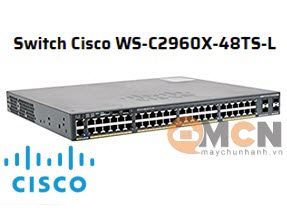 Cisco WS-C2960X-48TS-L Catalyst 2960-X 48 GigE, 4 x 1G SFP, LAN Base