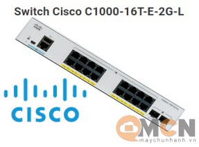 Cisco C1000-16T-E-2G-L Catalyst 1000 16port GE, Ext PS, 2x1G SFP