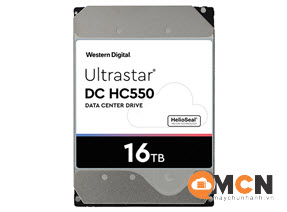 Ổ cứng (HDD) Máy chủ 16TB Western Digital Enterprise Ultrastar NP3 DC HC550 WUH721816ALE6L4