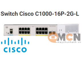 Cisco C1000-16P-2G-L Catalyst 1000 16port GE, POE, 2x1G SFP Switch