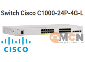 Switch Cisco C1000-24P-4G-L Catalyst 1000 24port GE, POE, 4x1G SFP