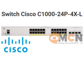 Switch Cisco C1000-24P-4X-L Catalyst 1000 24 port GE, POE, 4 x 10G SFP