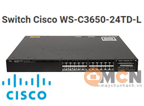Cisco WS-C3650-24TD-L Catalyst 3650 24 Port Data 2x10G Uplink LAN Base