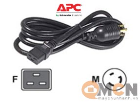 APC Power Cord, C19 to L6-30P, 2.4m AP9896 Cab