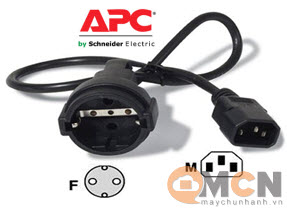 APC Power Cord, C14 to CEE 7/7 Schuko, 0.6m AP9880 Cab