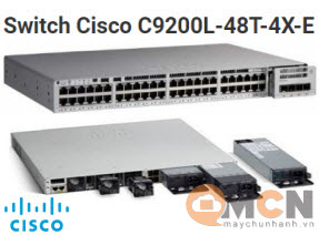 Cisco C9200L-48T-4X-E Catalyst 9200L 48-port data, Network Essentials