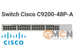 Cisco C9200-48P-A Catalyst 9200 48-port PoE+, Network Advantage