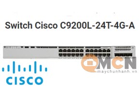 Switch Cisco C9200L-24T-4G-A Catalyst 9200 24-port data only, 4 x 1G
