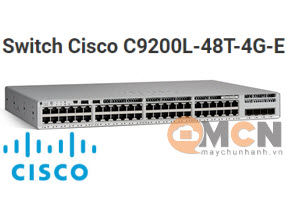 Cisco C9200L-48T-4G-E Catalyst 9200L 48-port data, 4 x 1G, Network