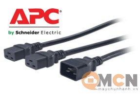 APC Power Cord Splitter, C20 to (2)C19, 1.8m AP9898 Cab
